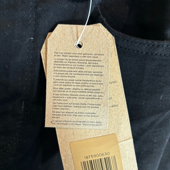 LEVI’S 725 Sz 28 High Rise Bootcut Sculpt Technology Fabric Jeans Black NEW - Picture 6 of 15